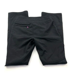 Title Nine 2 (Fit W 32L) Straight Hiking Trek Polyester Spandex Cargo Pant Black